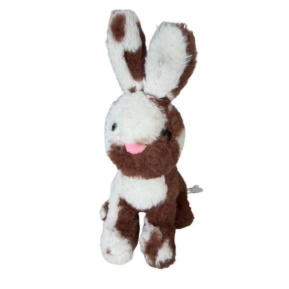 Animal Adventure Other - Animal Adventure Brown White Spotted Bunny Rabbit Plush Stuffed Animal 8"